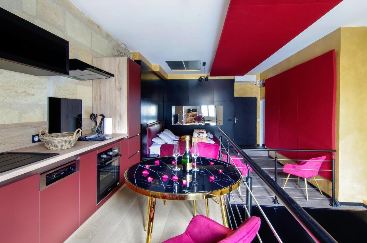 Mieuxqualhotel Jacuzzi Privatif Love Room Bordeaux Eksteriør billede